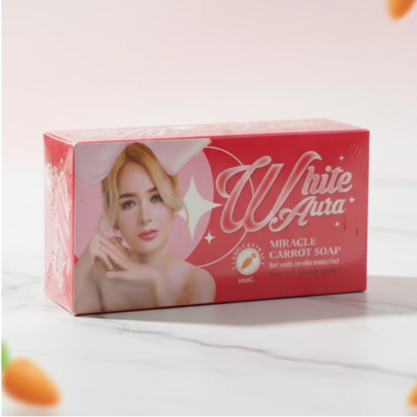 White Aura Miracle Carrot Soap